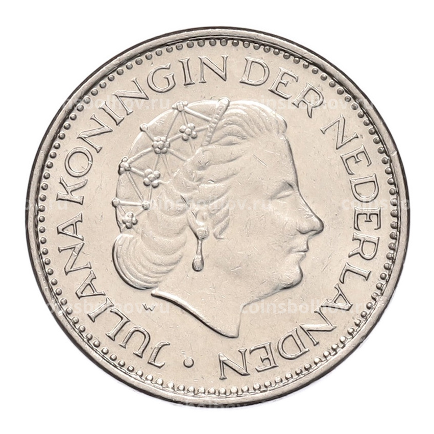 Монета 1 гульден 1977 года Нидерланды (вид 2)