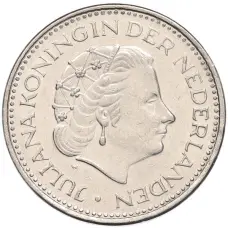 Монета 1 гульден 1978 года Нидерланды (реверс)