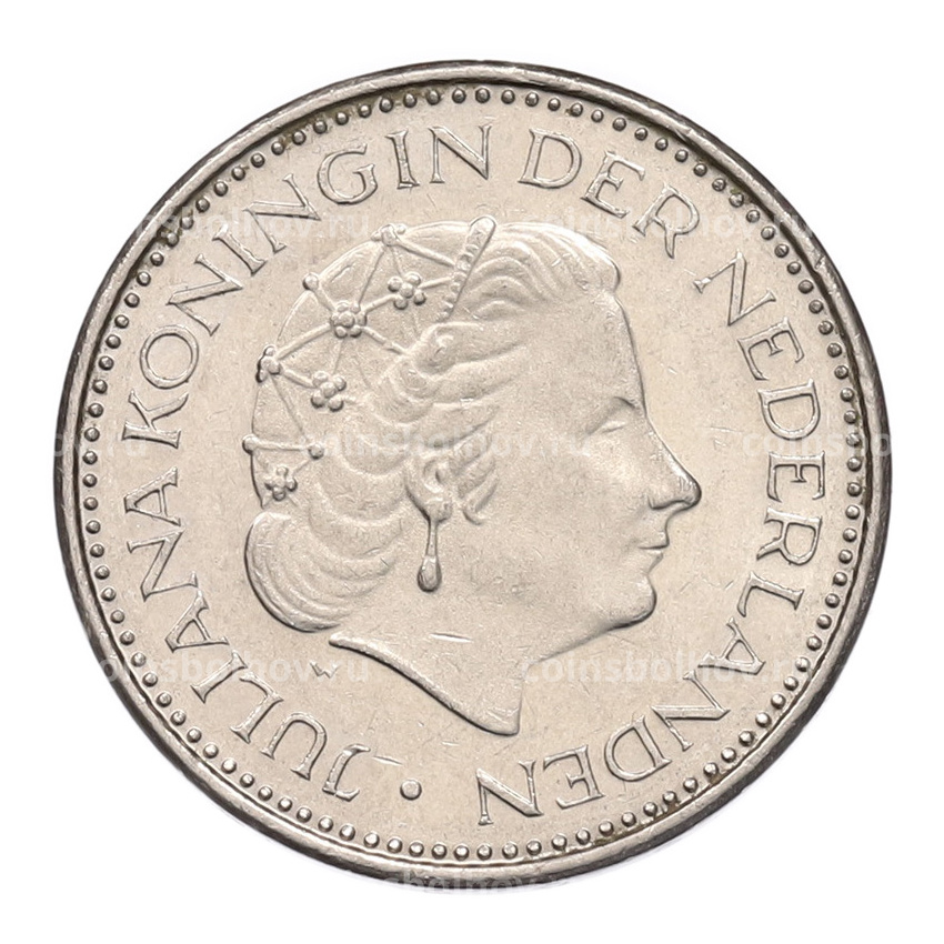 Монета 1 гульден 1980 года Нидерланды (вид 2)
