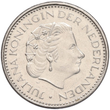 Монета 1 гульден 1980 года Нидерланды (реверс)
