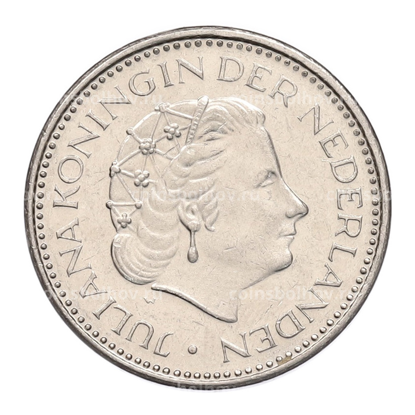 Монета 1 гульден 1980 года Нидерланды (вид 2)