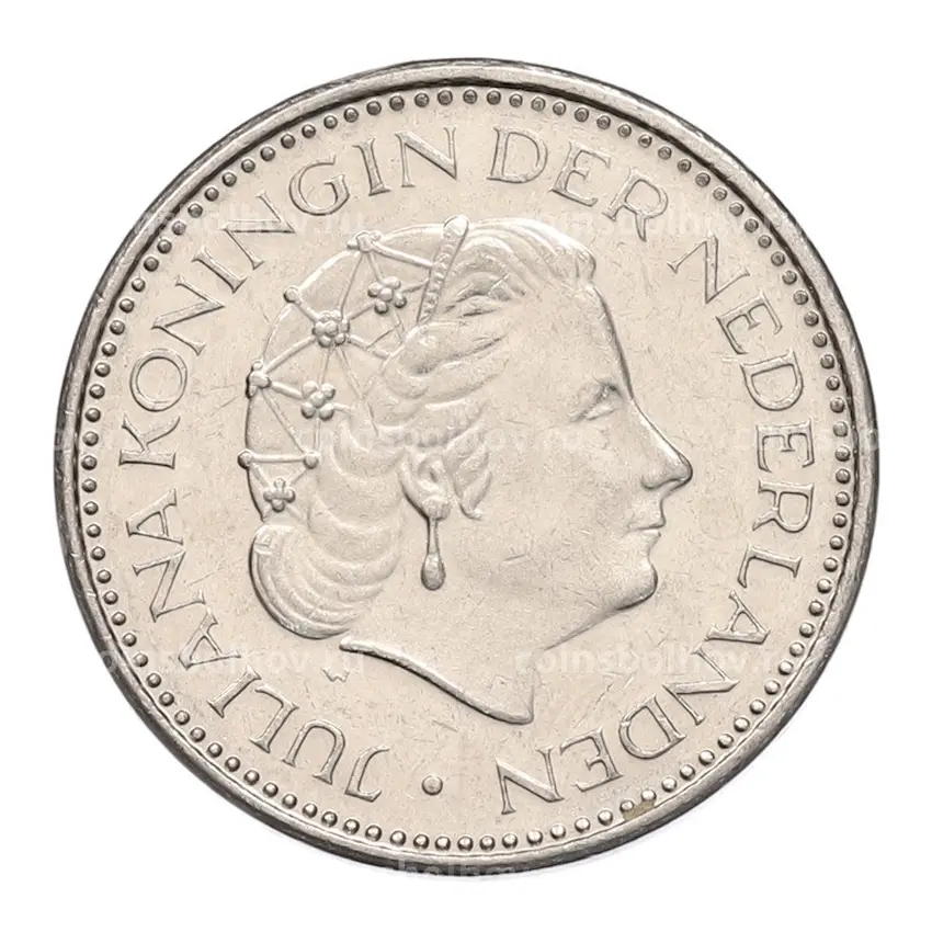 Монета 1 гульден 1980 года Нидерланды (вид 2)