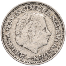 Монета 1 гульден 1972 года Нидерланды (реверс)