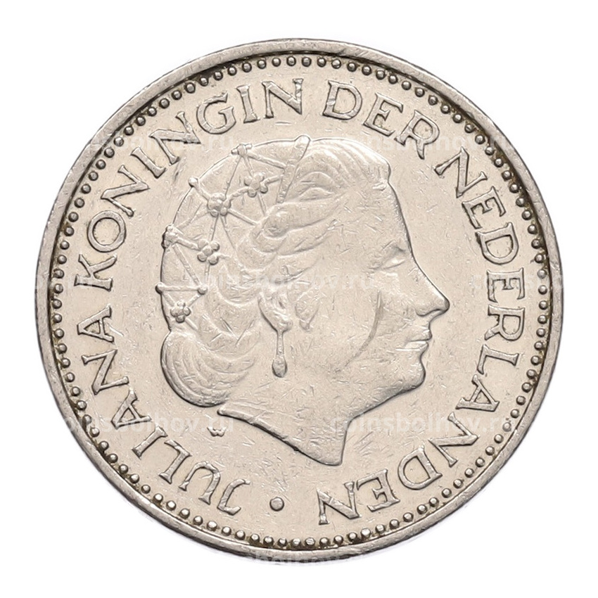 Монета 1 гульден 1972 года Нидерланды (вид 2)