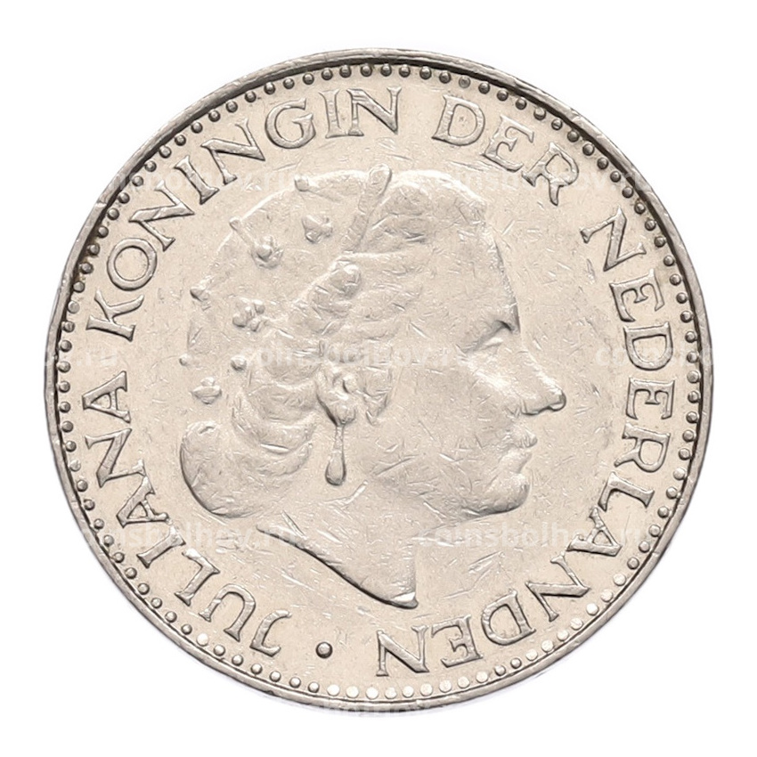 Монета 1 гульден 1967 года Нидерланды (вид 2)
