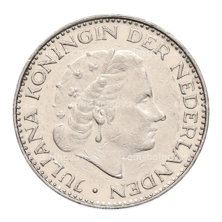 Монета 1 гульден 1967 года Нидерланды (вид 2)