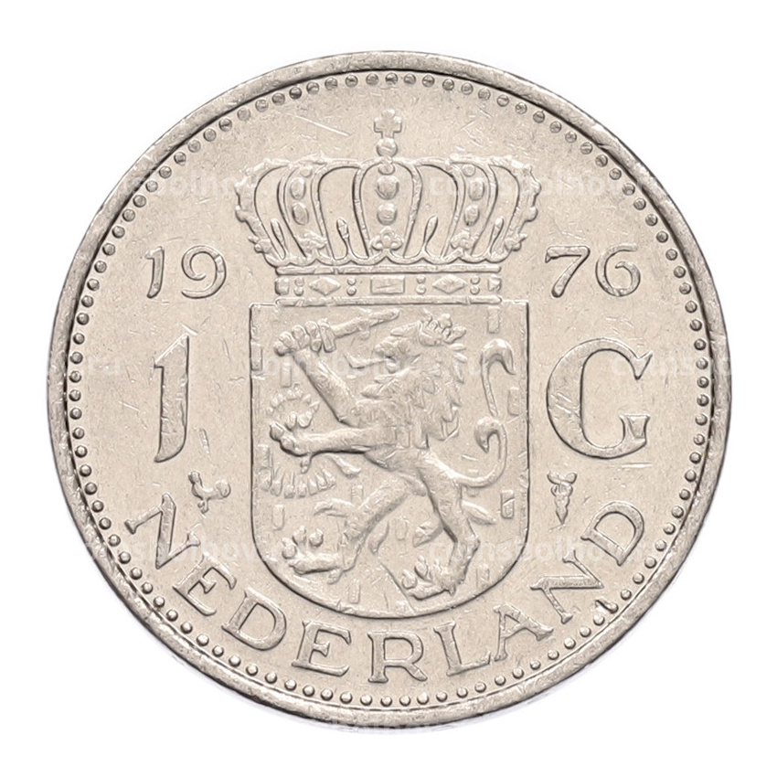 Монета 1 гульден 1976 года Нидерланды
