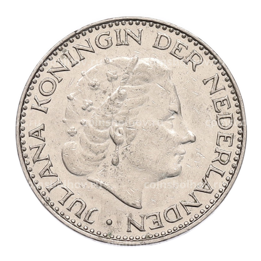 Монета 1 гульден 1967 года Нидерланды (вид 2)