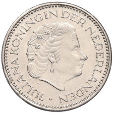 Монета 1 гульден 1973 года Нидерланды (реверс)