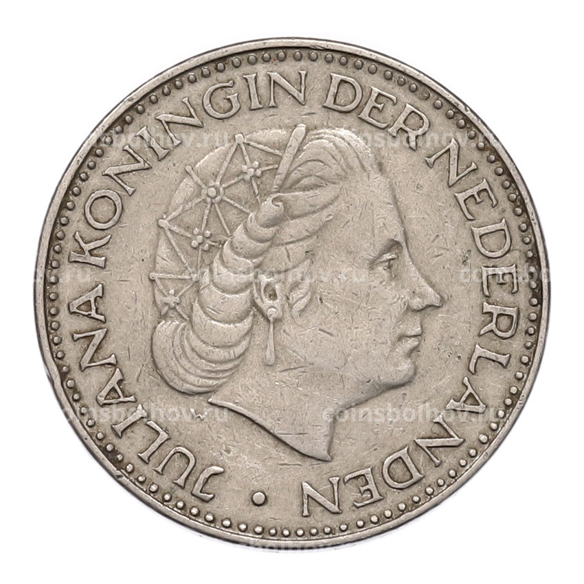 Монета 1 гульден 1968 года Нидерланды (вид 2)