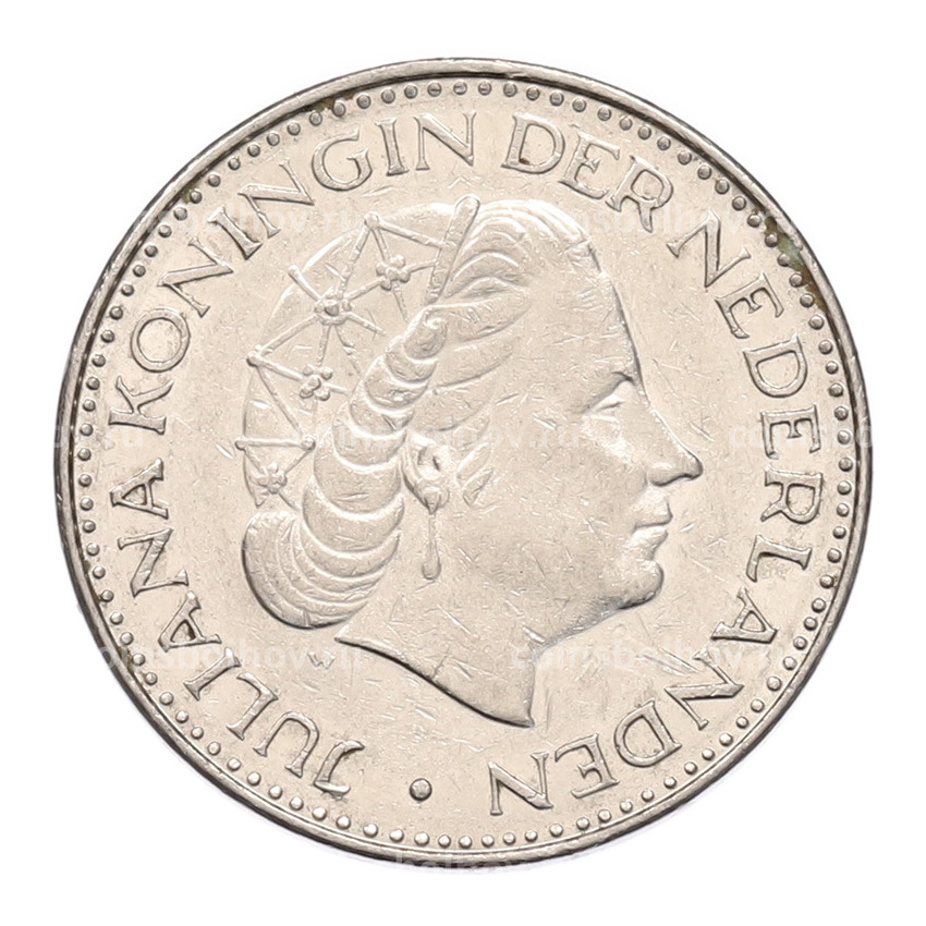 Монета 1 гульден 1968 года Нидерланды (вид 2)