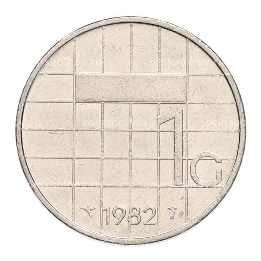 Монета 1 гульден 1982 года Нидерланды