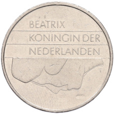 Монета 1 гульден 1982 года Нидерланды (реверс)