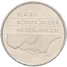 Монета 1 гульден 1982 года Нидерланды (реверс)