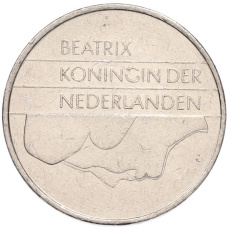 Монета 1 гульден 1982 года Нидерланды (реверс)