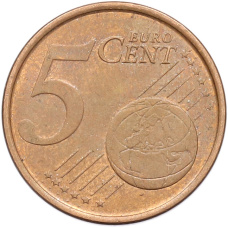 Монета 5 евроцентов 2000 года Испания (реверс)