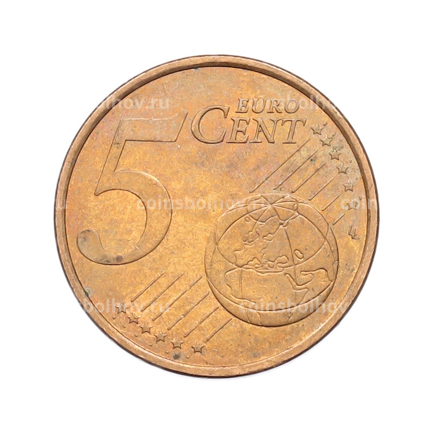 Монета 5 евроцентов 2018 года Испания (вид 2)