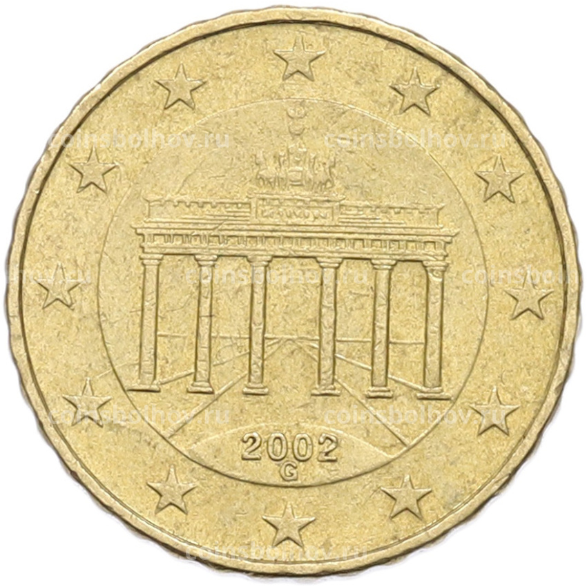 Монета 10 евроцентов 2002 года G Германия