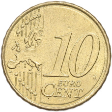 Монета 10 евроцентов 2016 года Испания (реверс)