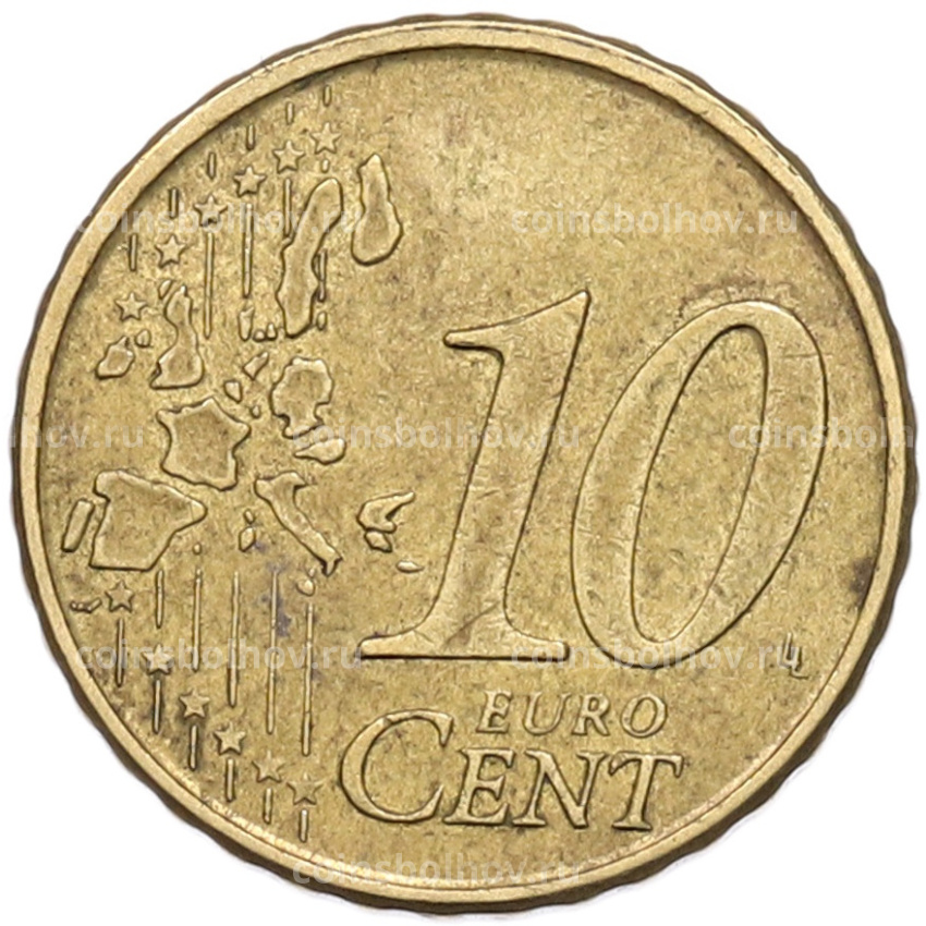 Монета 10 евроцентов 2003 года Испания (вид 2)