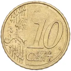 Монета 10 евроцентов 2016 года Испания (реверс)