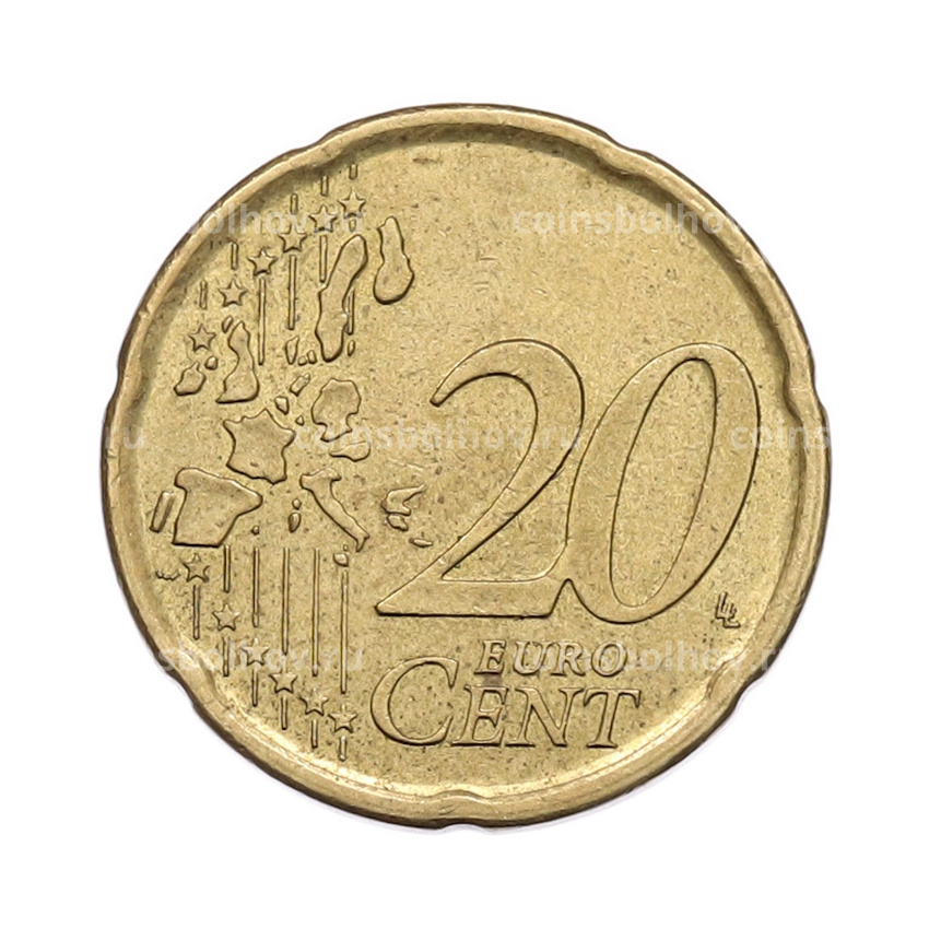 Монета 20 евроцентов 2006 года Испания (вид 2)