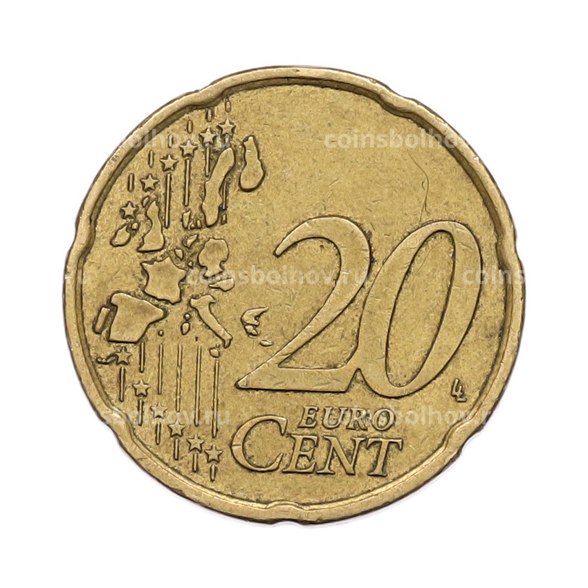 Монета 20 евроцентов 2006 года Испания (вид 2)
