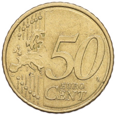 Монета 50 евроцентов 2016 года Испания (реверс)