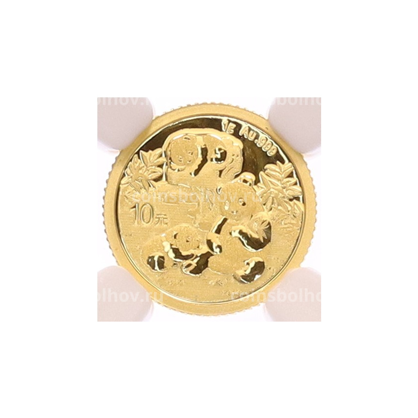 Монета 10 юаней 2025 года Китай «Панда» в слабе NGC (MS70)