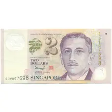 Банкнота 2 доллара 2018-2019 года Сингапур (аверс)