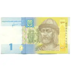Банкнота 1 гривна 2011 года Украина (аверс)