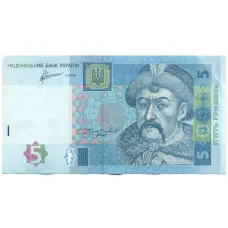 Банкнота 5 гривен 2011 года Украина