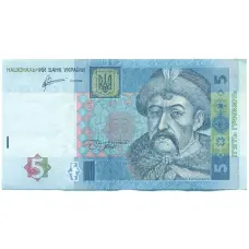 Банкнота 5 гривен 2011 года Украина