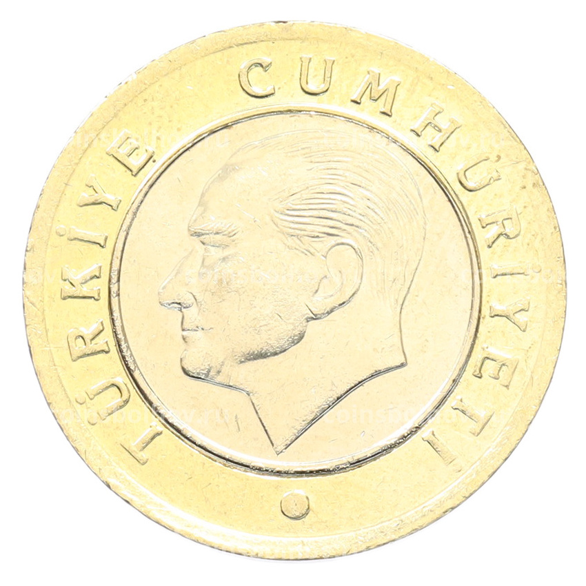 Монета 1 лира 2024 года Турция (вид 2)