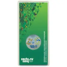 Монета 25 рублей 2012 года СПМД «XXII зимние Олимпийские Игры 2014 в Сочи — Талисманы Олимпиады» (Цветная) (аверс)