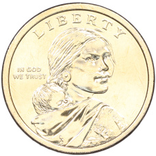 Монета 1 доллар 2026 года (D) США «Коренные Американцы (Сакагавея) — Полли Купер» (реверс)