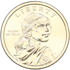 Монета 1 доллар 2026 года (D) США «Коренные Американцы (Сакагавея) — Полли Купер» (реверс)