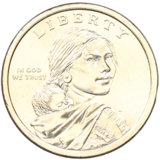 Монета 1 доллар 2026 года (P) США «Коренные Американцы (Сакагавея) — Полли Купер» (реверс)