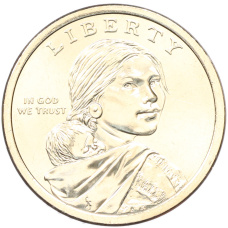 Монета 1 доллар 2026 года (P) США «Коренные Американцы (Сакагавея) — Полли Купер» (реверс)