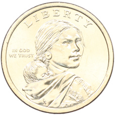 Монета 1 доллар 2026 года (P) США «Коренные Американцы (Сакагавея) — Полли Купер» (реверс)