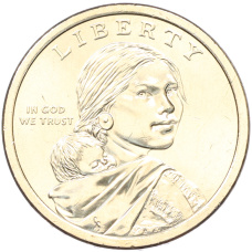 Монета 1 доллар 2026 года (P) США «Коренные Американцы (Сакагавея) — Полли Купер» (реверс)