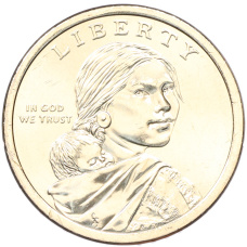 Монета 1 доллар 2026 года (P) США «Коренные Американцы (Сакагавея) — Полли Купер» (реверс)