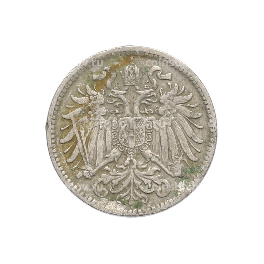 Монета 10 геллеров 1907 года Австрия (вид 2)