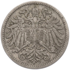 Монета 10 геллеров 1895 года Австрия (реверс)