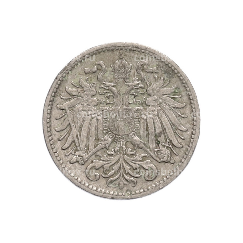 Монета 10 геллеров 1907 года Австрия (вид 2)