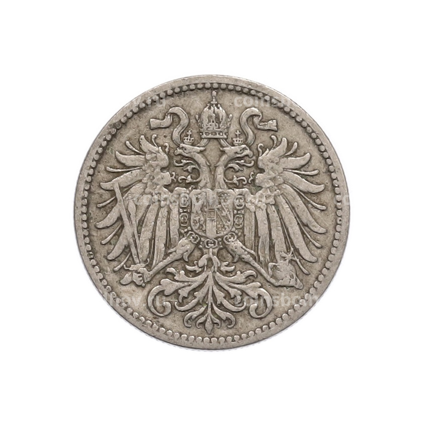 Монета 10 геллеров 1895 года Австрия (вид 2)