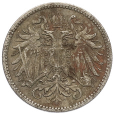 Монета 10 геллеров 1915 года Австрия (реверс)