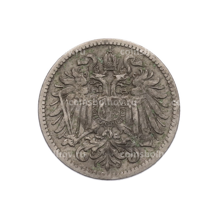 Монета 10 геллеров 1895 года Австрия (вид 2)