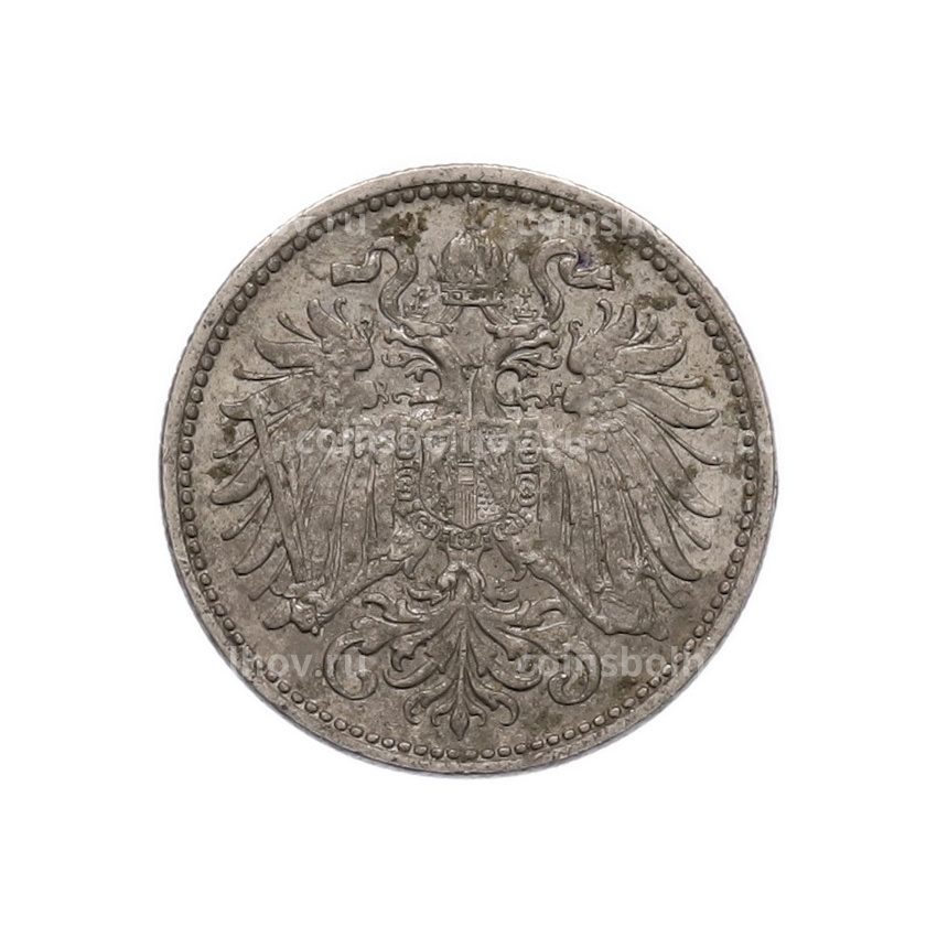 Монета 10 геллеров 1908 года Австрия (вид 2)