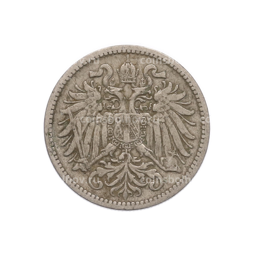 Монета 10 геллеров 1895 года Австрия (вид 2)